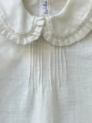 Detalles de vestido de lino Léemba