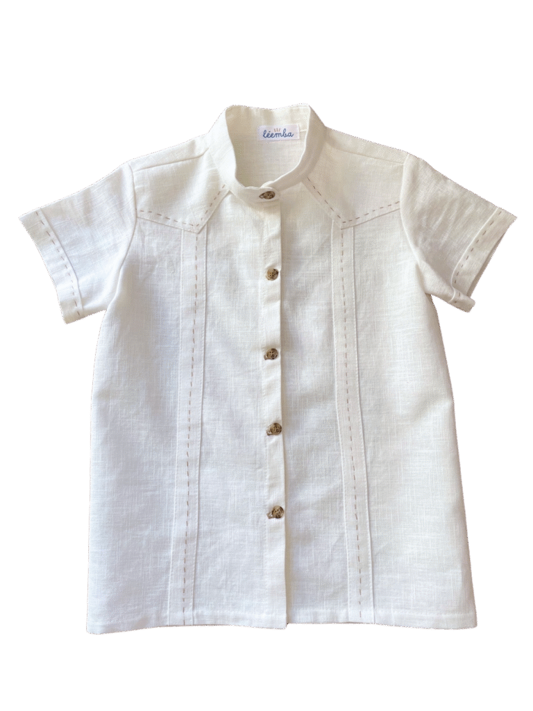 Camisa de niño de lino