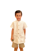 niño con camisa de lino - Léemba