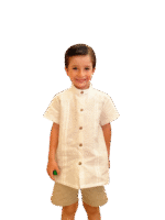 niño con camisa de lino - Léemba