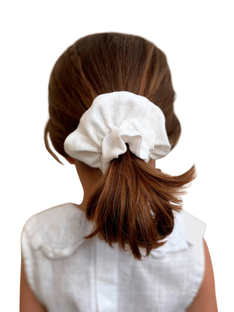 Scrunchie de lino