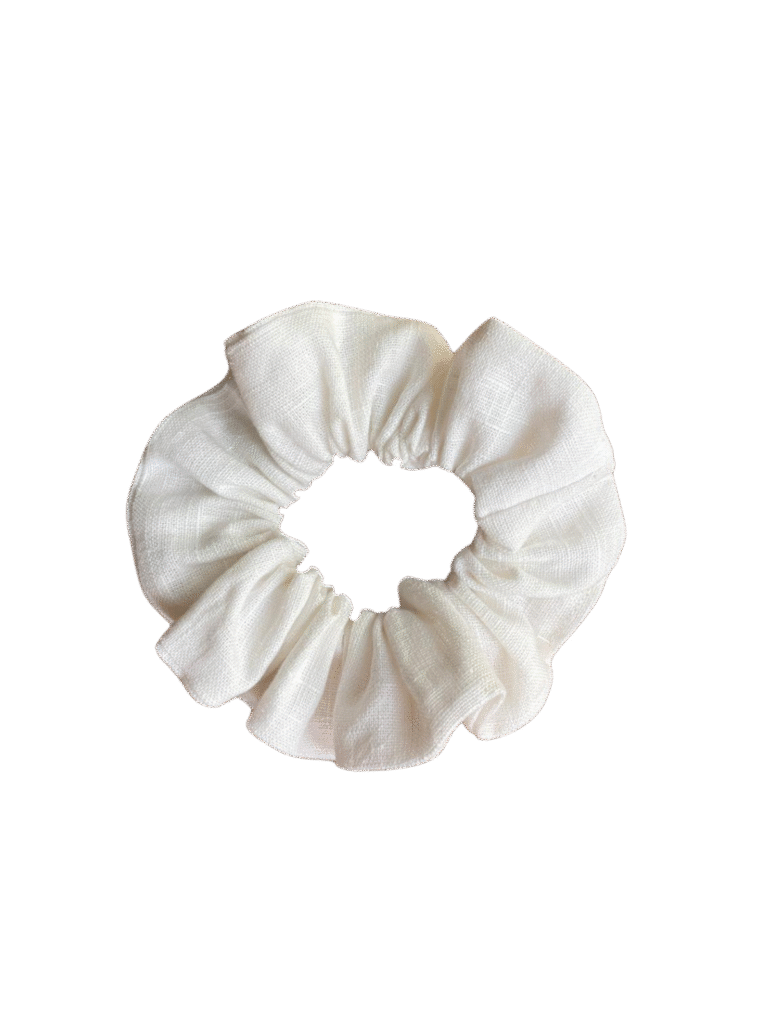 Scrunchie de lino / coletero de lino