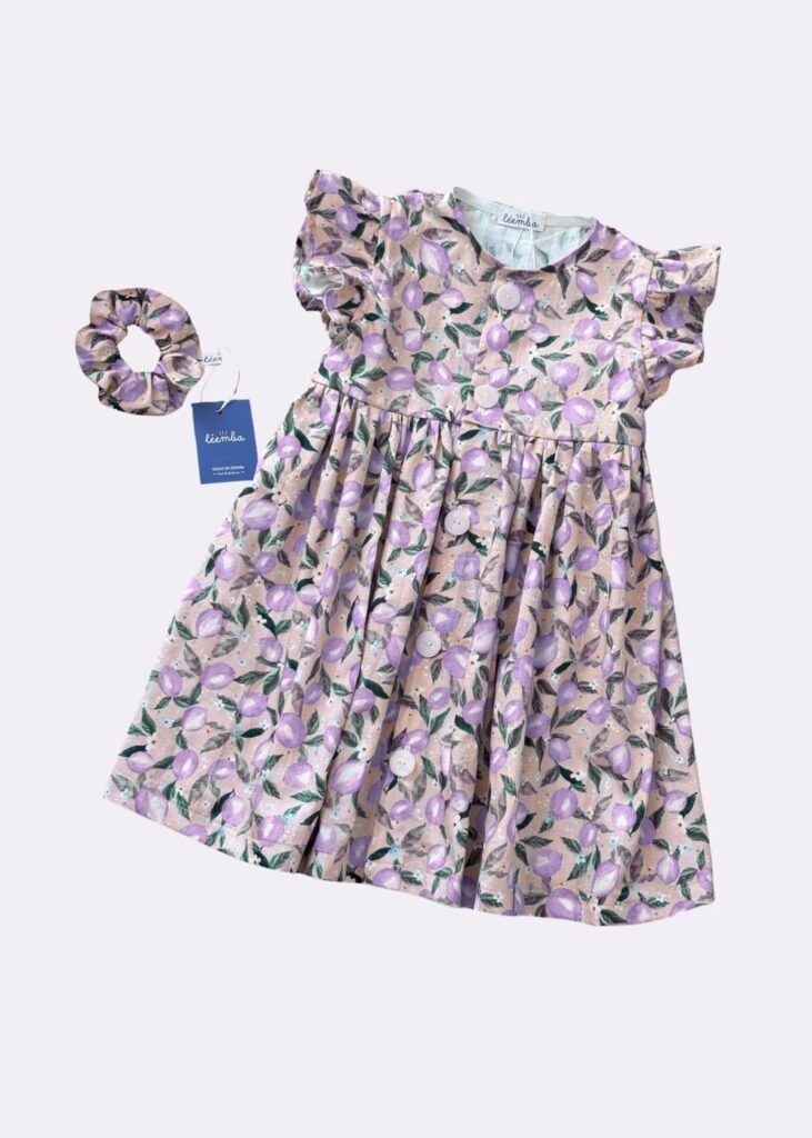 Vestido elegante para niña gemela