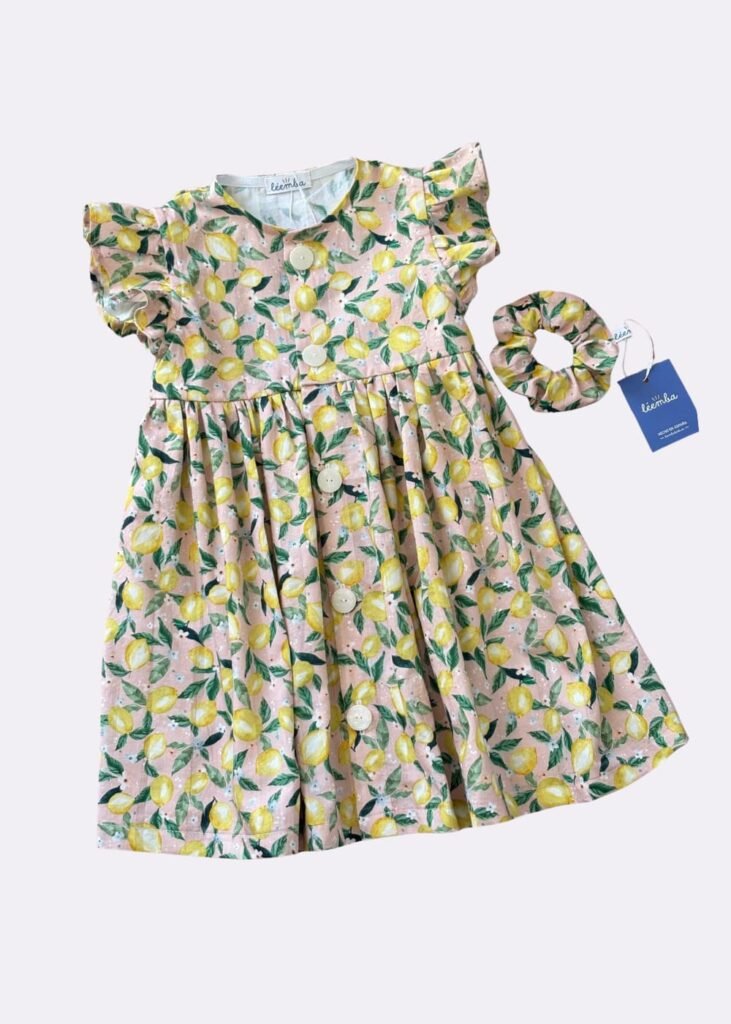 Vestido para niña gemela