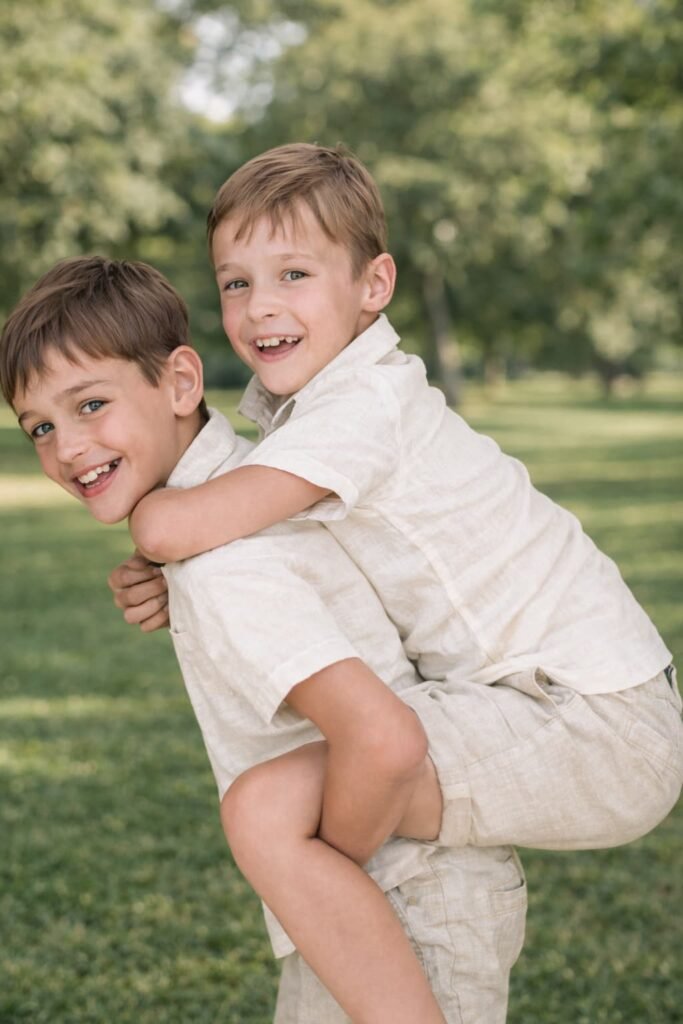 conjunto de ropa para hermanos