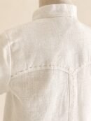 Detalles camisa de lino de niño - modelo luna