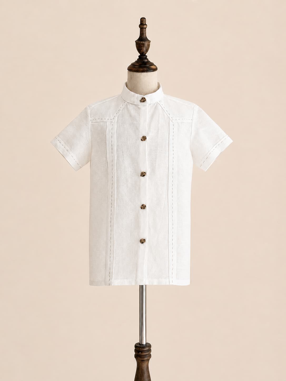 camisa de lino para niño Modelo LUNA camisa de lino para niño Modelo LUNA