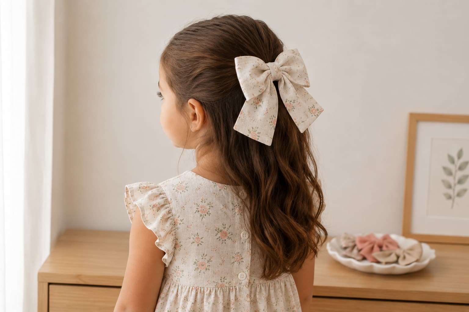 Lazo para niña a juego y personalizado