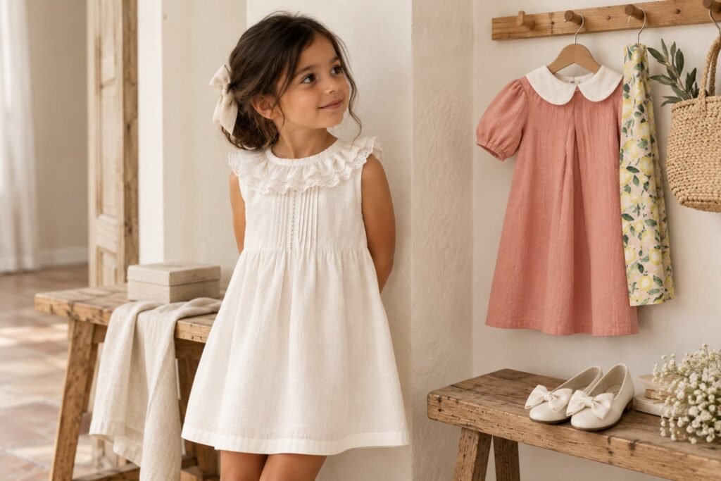 Vestido de bautizo para niña